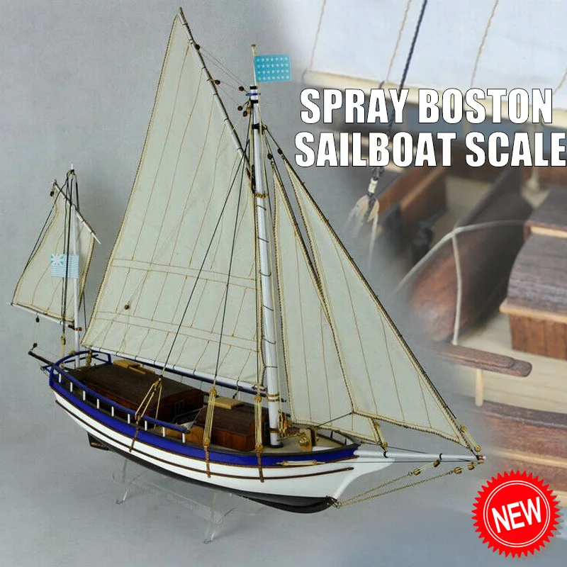 New Spray Boston sailboat Scale 1/30 666 mm Wood model ship kit Classics wooden sail boat sailing boat DIY model kits Xmas gifts
New Spray Boston sailboat Scale 1/30 666 mm Wood model ship kit Classics wooden sail boat sailing boat DIY model kits Xmas gifts