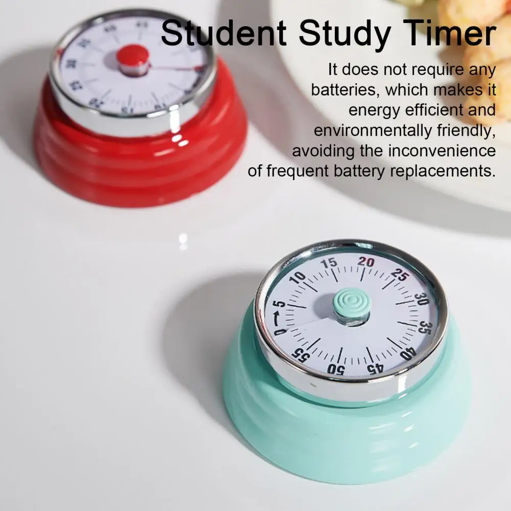 Loud Alarm Timer No Battery Timer Efficient Kitchen Study Companion Magnetic 60-minute Mechanical Timer with Visual Countdown No
Loud Alarm Timer No Battery Timer Efficient Kitchen Study Companion Magnetic 60-minute Mechanical Timer with Visual Countdown No