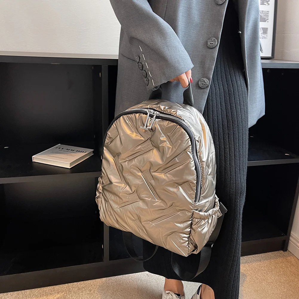 Winter Warm Space Down Women's Backpack Quilted Plaid Female School Backpacks Bags Winter Quilted Rucksack Dailytravel Bags 
Winter Warm Space Down Women's Backpack Quilted Plaid Female School Backpacks Bags Winter Quilted Rucksack Dailytravel Bags