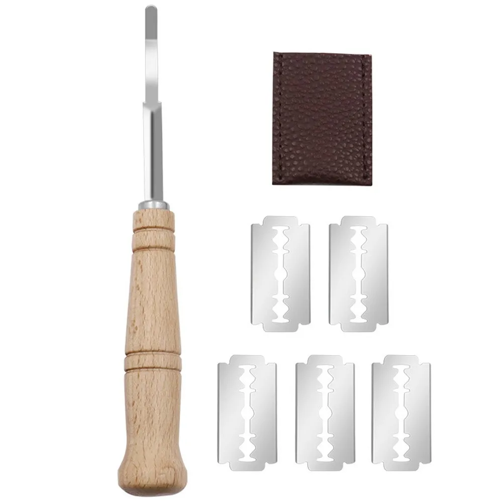 5 Blades Bread Lame New European Bread Arc Curved Bread Knife Western-Style Cutting French Toas Cutter Tool Accessories
5 Blades Bread Lame New European Bread Arc Curved Bread Knife Western-Style Cutting French Toas Cutter Tool Accessories