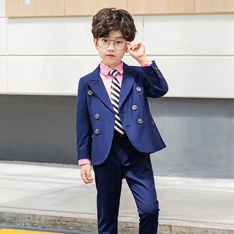 Boys Wedding Suit Gentleman Kids Double Breasted Formal Tuxedo Child Party Blazer Clothes Sets Tie Pant Toddler Costumes
Boys Wedding Suit Gentleman Kids Double Breasted Formal Tuxedo Child Party Blazer Clothes Sets Tie Pant Toddler Costumes