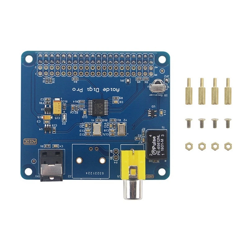 Hifi Digi+ Digital Sound Card I2S SPDIF Optical Coaxial Fiber DAC For Raspberry Pi 3B + 4B Audio Board Dual Clock
Hifi Digi+ Digital Sound Card I2S SPDIF Optical Coaxial Fiber DAC For Raspberry Pi 3B + 4B Audio Board Dual Clock