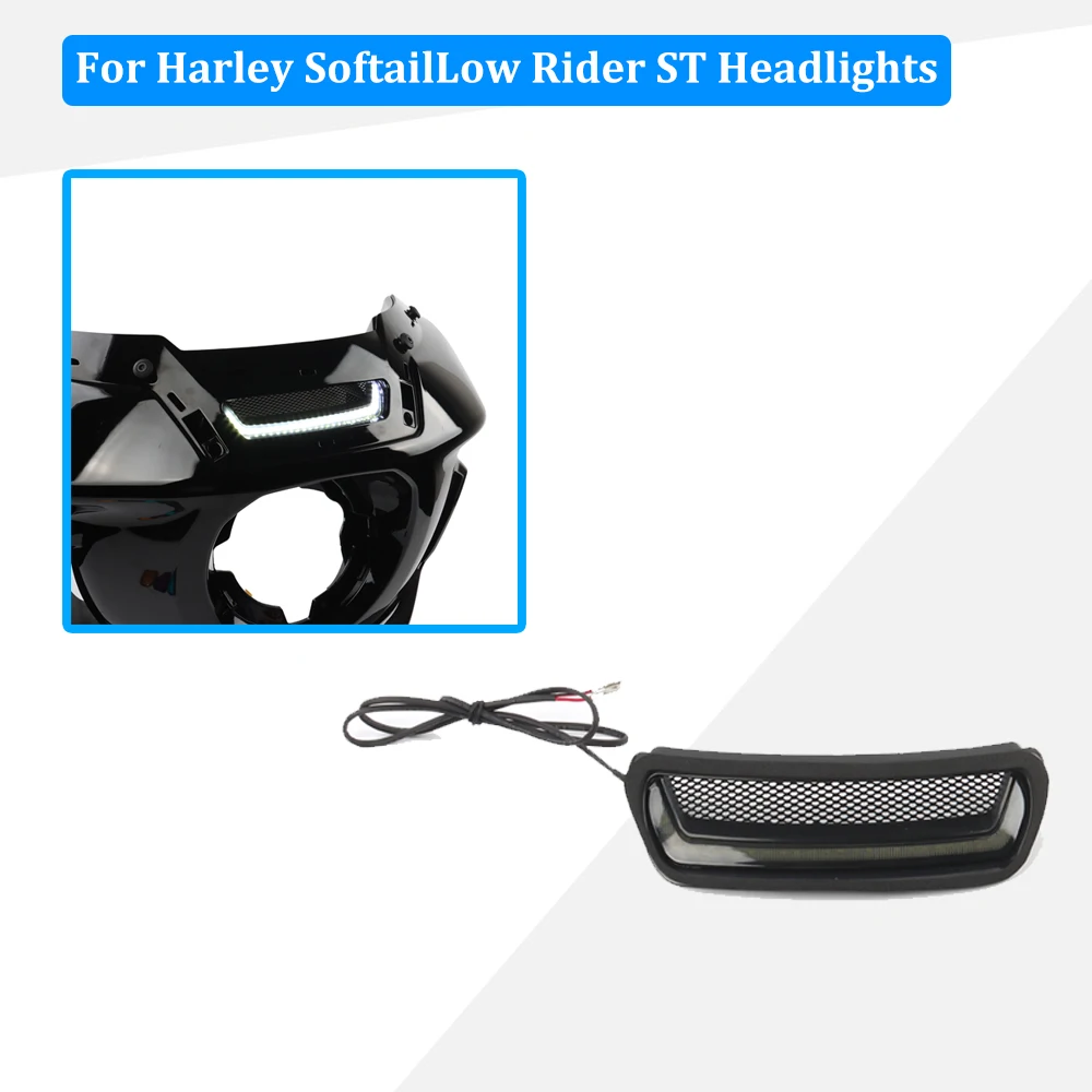 2022-24 Harley Softail Low Rider ST El Diablo FXRST/FXLRST НОВАЯ белая светодиодная фара Tracer с