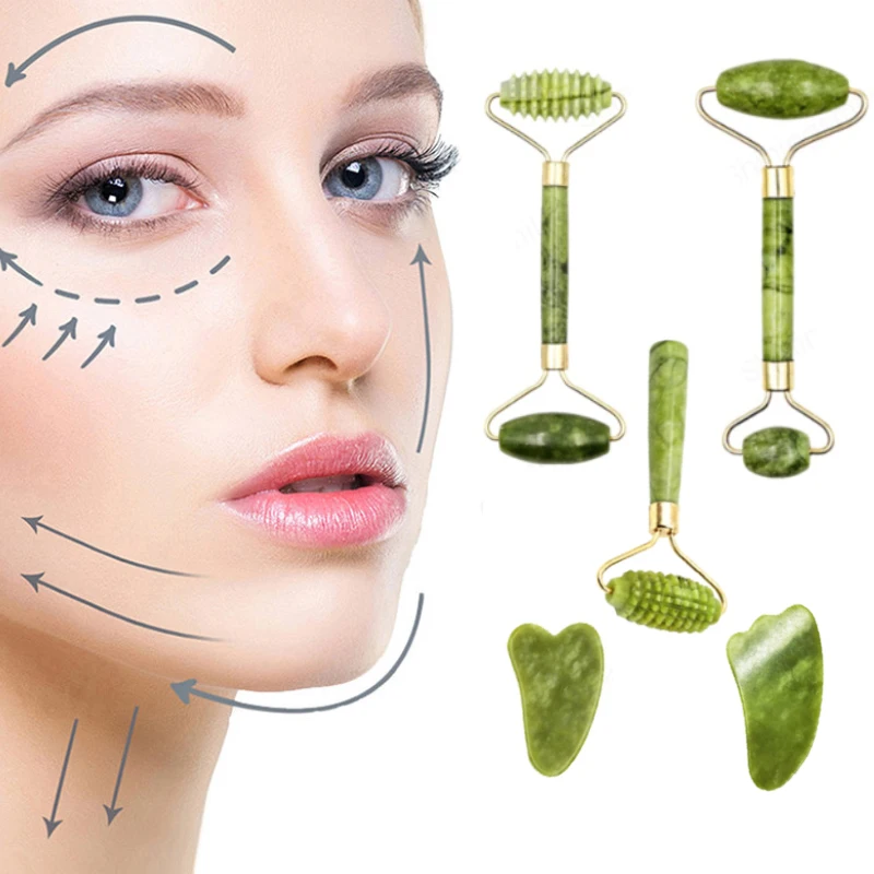 Facial Skin Care Tools Gua Sha Scraper Set Guasha Stone Massage For Face Neck Skin Wrinkle Natural Face Jade Roller Massager 
Facial Skin Care Tools Gua Sha Scraper Set Guasha Stone Massage For Face Neck Skin Wrinkle Natural Face Jade Roller Massager