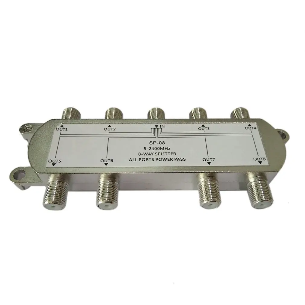 High Quality GSP-08A 8-Way Signal Satellite Splitter TV Antenna RF Coaxial Cable Splitter
High Quality GSP-08A 8-Way Signal Satellite Splitter TV Antenna RF Coaxial Cable Splitter