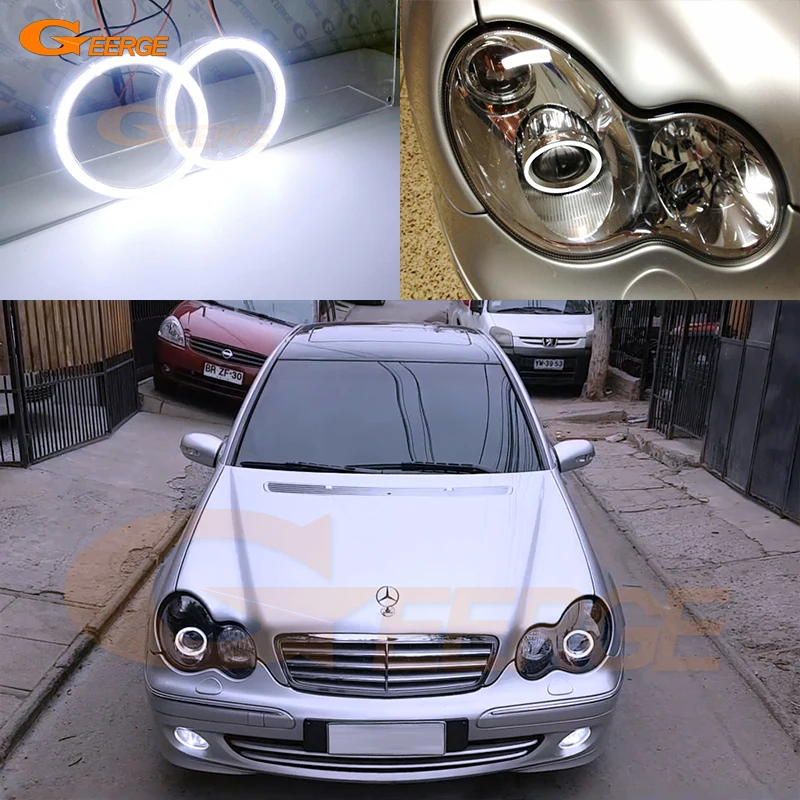 For Mercedes Benz C CLASS W203 C230 C320 C350 C55 C32 2001-2007 Xenon HD Ultra Bright COB Led Angel Eyes Halo Rings Day Light
For Mercedes Benz C CLASS W203 C230 C320 C350 C55 C32 2001-2007 Xenon HD Ultra Bright COB Led Angel Eyes Halo Rings Day Light
