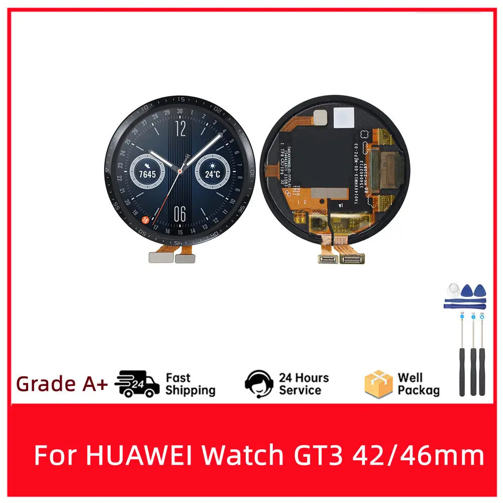 Оригинальный дисплей AMOLED для Huawei Watch GT 3, Женский дисплей GT 3 42 мм 46 мм, ЖК-дисплей, сенсорный экран, дигитайзер, запасные части 
Оригинальный дисплей AMOLED для Huawei Watch GT 3, Женский дисплей GT 3 42 мм 46 мм, ЖК-дисплей, сенсорный экран, дигитайзер, запасные части