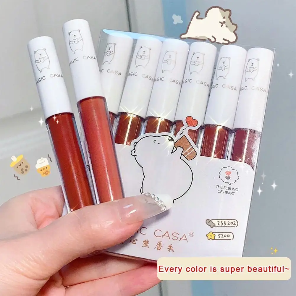 6pcs/set Waterproof Lipstick Sexy Red Lip Lip Gloss Lip Velvet Cosmetics Makeup Stick Glaze Lasting Lip Matte
6pcs/set Waterproof Lipstick Sexy Red Lip Lip Gloss Lip Velvet Cosmetics Makeup Stick Glaze Lasting Lip Matte
