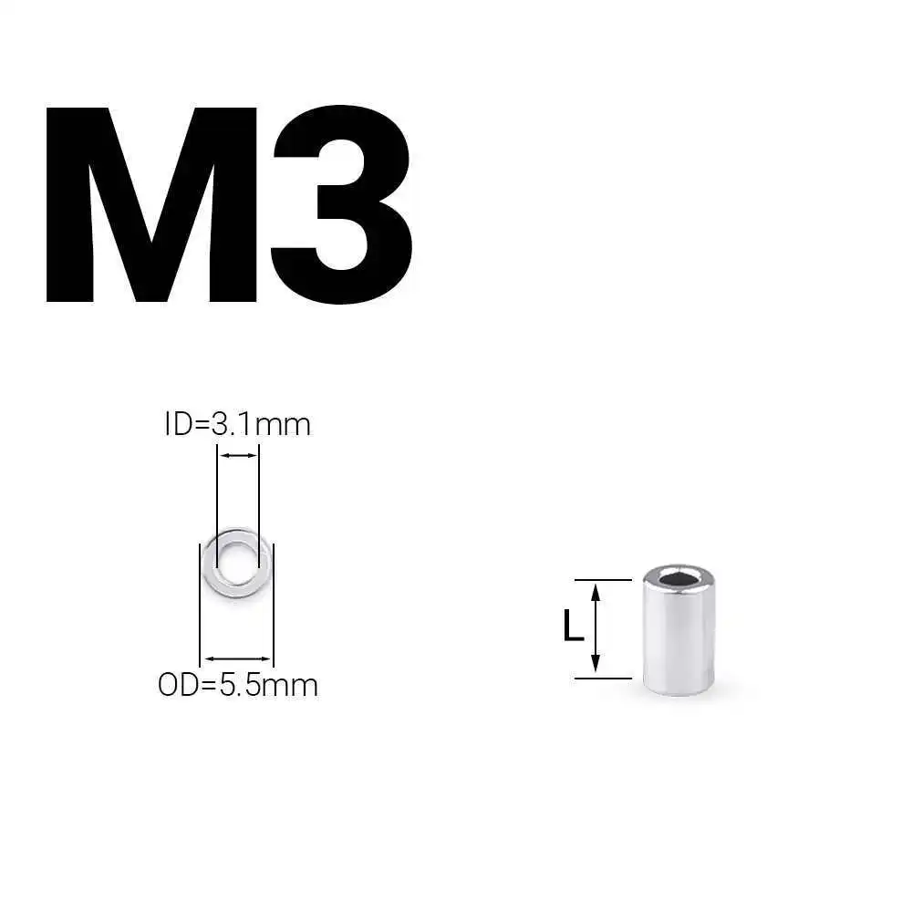 Алюминиевые проставки BULK-MAN M3 M4 M5 M6 M8
Алюминиевые проставки BULK-MAN M3 M4 M5 M6 M8