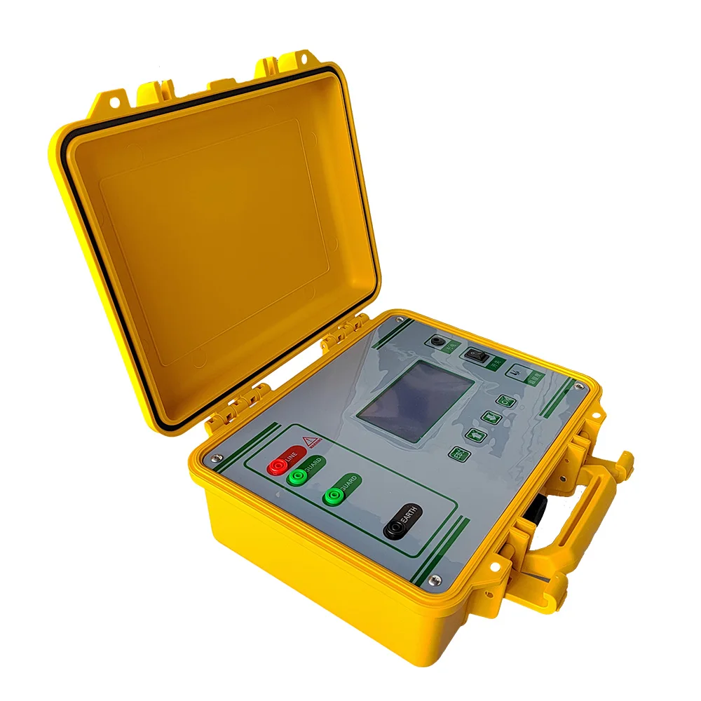 10kv Megger High Voltage Megohmmeter Insulation Test Mega Meter Insulation Resistance Tester with Absorption Ratio
10kv Megger High Voltage Megohmmeter Insulation Test Mega Meter Insulation Resistance Tester with Absorption Ratio