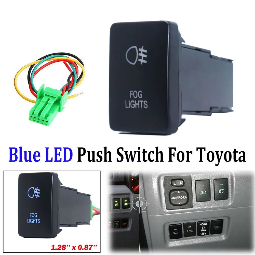 Blue FOG LIGHTS Push Button Switch DC 12V For Toyota Tacoma Tundra 4Runner Hilux RAV4 LED Push Switch
Blue FOG LIGHTS Push Button Switch DC 12V For Toyota Tacoma Tundra 4Runner Hilux RAV4 LED Push Switch
