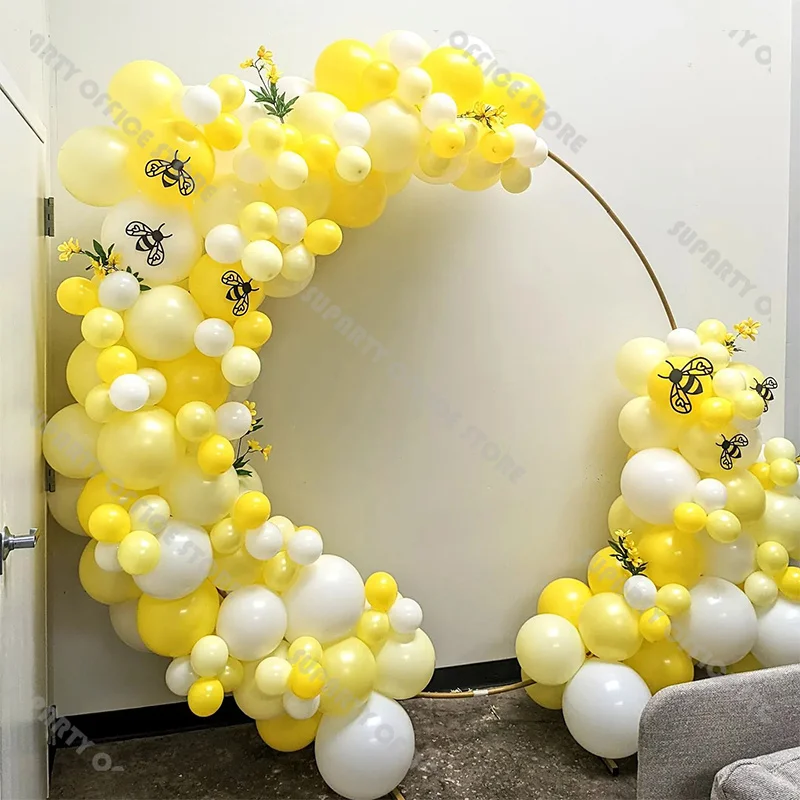 150pcs Yellow Theme Balloons Arch Kit Macaron Yellow Matte White Latex Balloon Baby Shower Wedding Birthday Party Decorations
150pcs Yellow Theme Balloons Arch Kit Macaron Yellow Matte White Latex Balloon Baby Shower Wedding Birthday Party Decorations