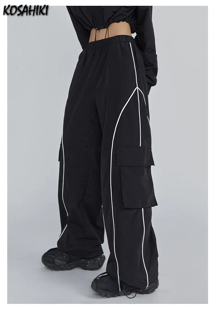 Y2k Aesthetic 2023 Spring Korean Joggers Women Fashion Cargo Pants Womens High Waist Casual Wide Leg Pants Solid Pantalon Femme
Y2k Aesthetic 2023 Spring Korean Joggers Women Fashion Cargo Pants Womens High Waist Casual Wide Leg Pants Solid Pantalon Femme
