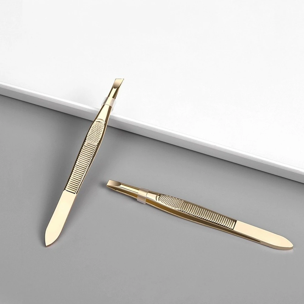 1PC Eyebrow Tweezer Stainless Steel Slant Tip Eyes Tweezer Clip For Face Hair Removal Make Up Tools Pince A Epiler
1PC Eyebrow Tweezer Stainless Steel Slant Tip Eyes Tweezer Clip For Face Hair Removal Make Up Tools Pince A Epiler