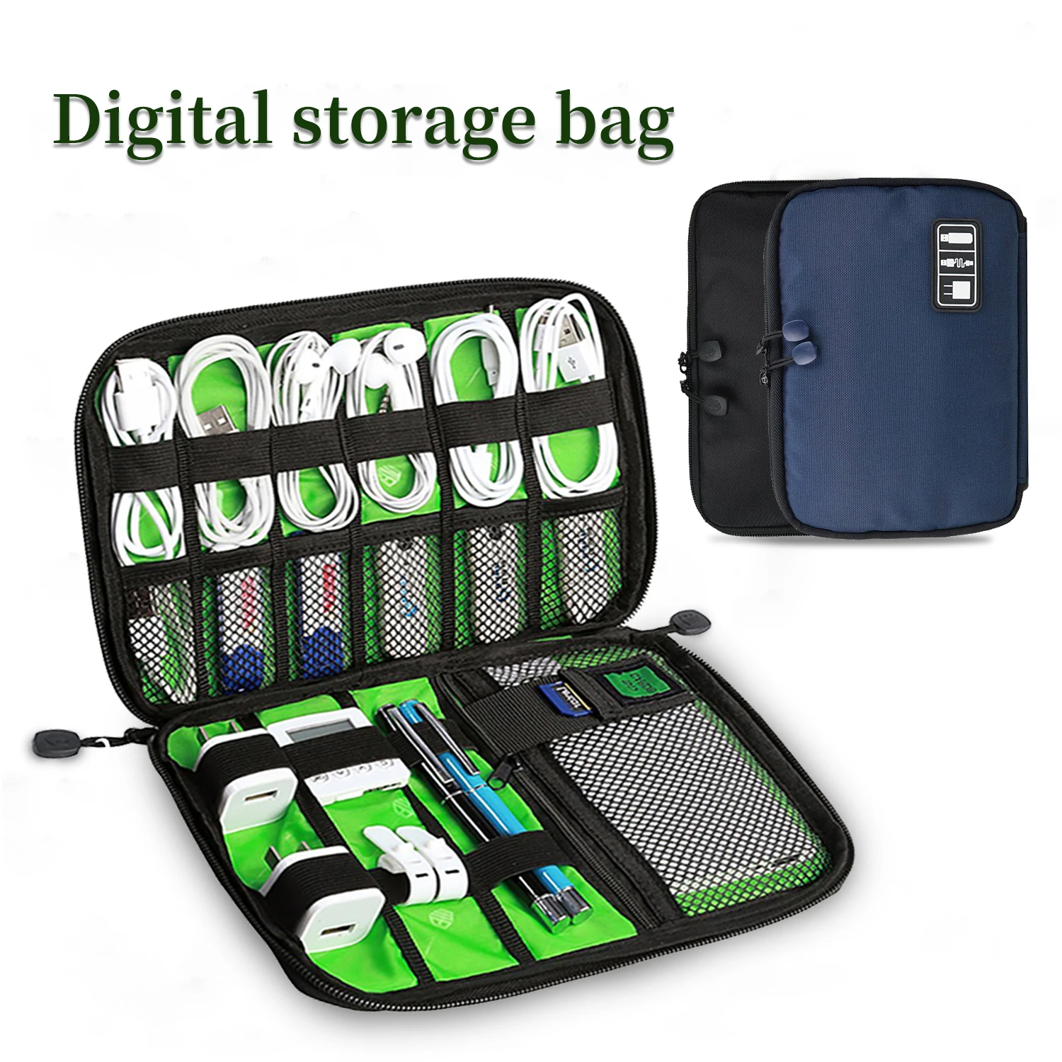 Large USB cable headset storage bag Large USB cable earpiece storage bag Mobile phone shockproof mobile charger box
Large USB cable headset storage bag Large USB cable earpiece storage bag Mobile phone shockproof mobile charger box
