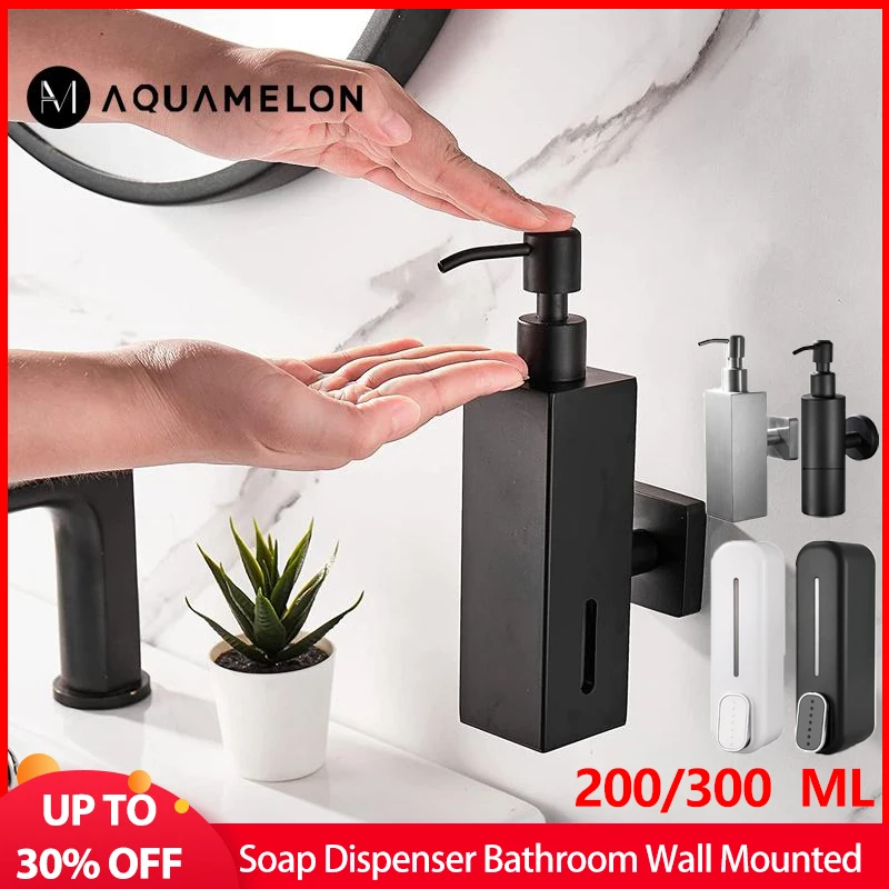 Liquid Soap Dispenser Bathroom Wall Mounted Gold Stainless Steel Shower Gel Detergent Shampoo Bottle for Kitchen Hotel Home
Liquid Soap Dispenser Bathroom Wall Mounted Gold Stainless Steel Shower Gel Detergent Shampoo Bottle for Kitchen Hotel Home