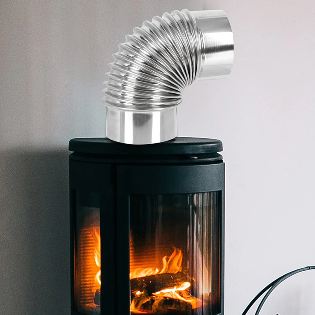Chimney Stainless Steel Flues Exhaust Pipe Metal Kitchen Vent Hoses Elbow Wood Stove
Chimney Stainless Steel Flues Exhaust Pipe Metal Kitchen Vent Hoses Elbow Wood Stove