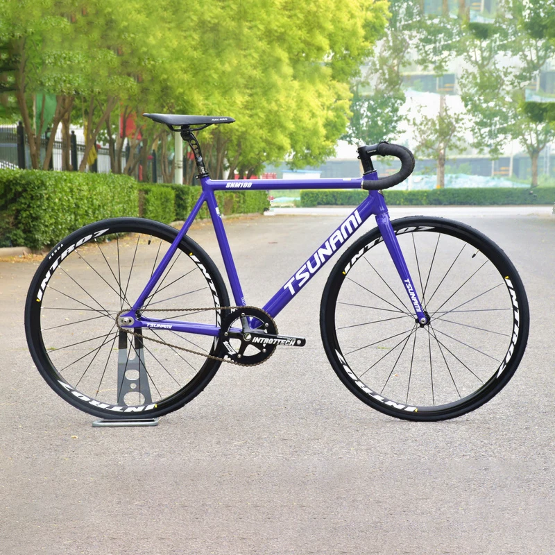 Fixie Fixed Gear Bike Tsunami Track Single Speed Racing Bicycle 700C SNM100 Aluminum Alloy Frame Cycling Parts Customizable
Fixie Fixed Gear Bike Tsunami Track Single Speed Racing Bicycle 700C SNM100 Aluminum Alloy Frame Cycling Parts Customizable