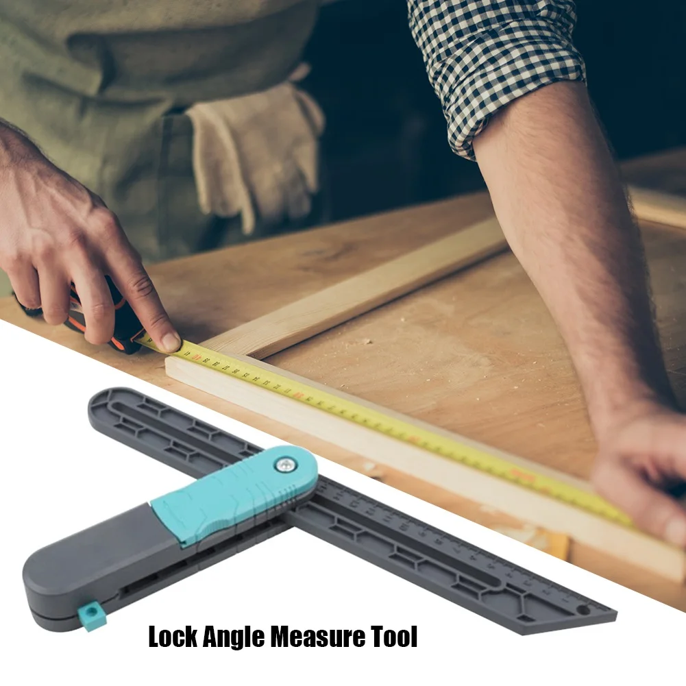 Adjustable Lock Angle Measure Tool Plastic Wooden Marking Gauge Protractor Edge Angle Measuring Ruler for Carpenter with Pencils
Adjustable Lock Angle Measure Tool Plastic Wooden Marking Gauge Protractor Edge Angle Measuring Ruler for Carpenter with Pencils