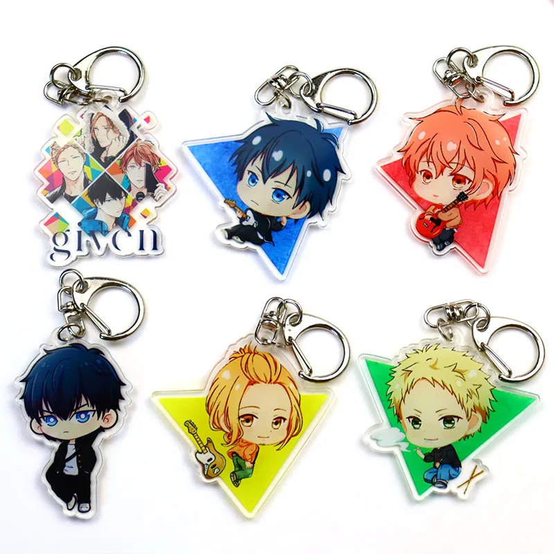 Anime GIVEN Acrylic Cute Figure Keychain Kaji Akihiko Keyrings Uenoyama Ritsuka Cosplay Fans Accessories Gift
Anime GIVEN Acrylic Cute Figure Keychain Kaji Akihiko Keyrings Uenoyama Ritsuka Cosplay Fans Accessories Gift
