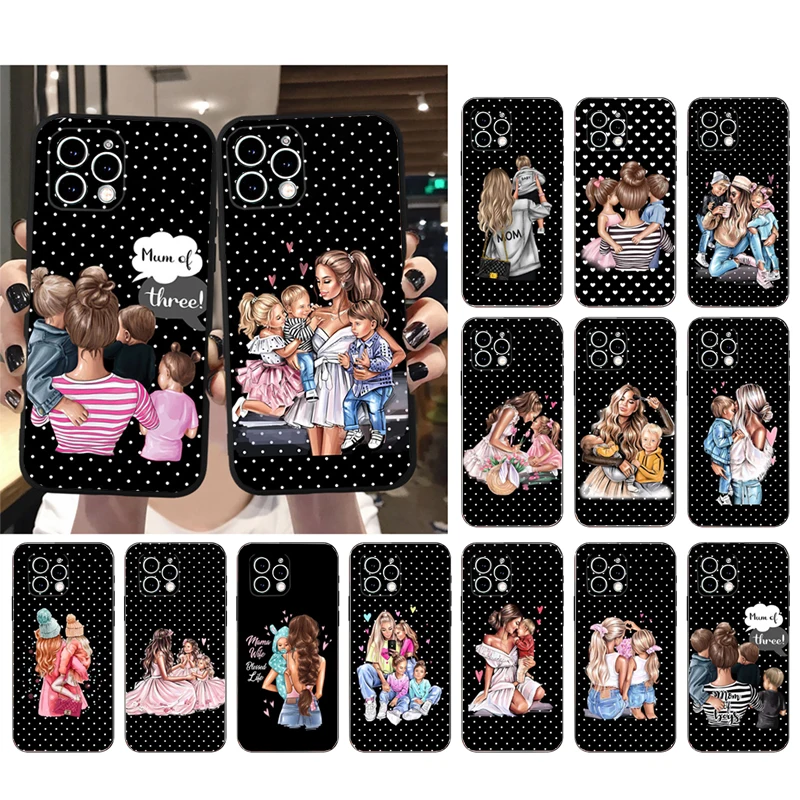 Mom Son Daughter Phone Case For iphone 14 Pro Max 13 12 11 Pro Max XS XR X 12 13 mini 14 Plus 7 8 SE Case Funda
Mom Son Daughter Phone Case For iphone 14 Pro Max 13 12 11 Pro Max XS XR X 12 13 mini 14 Plus 7 8 SE Case Funda