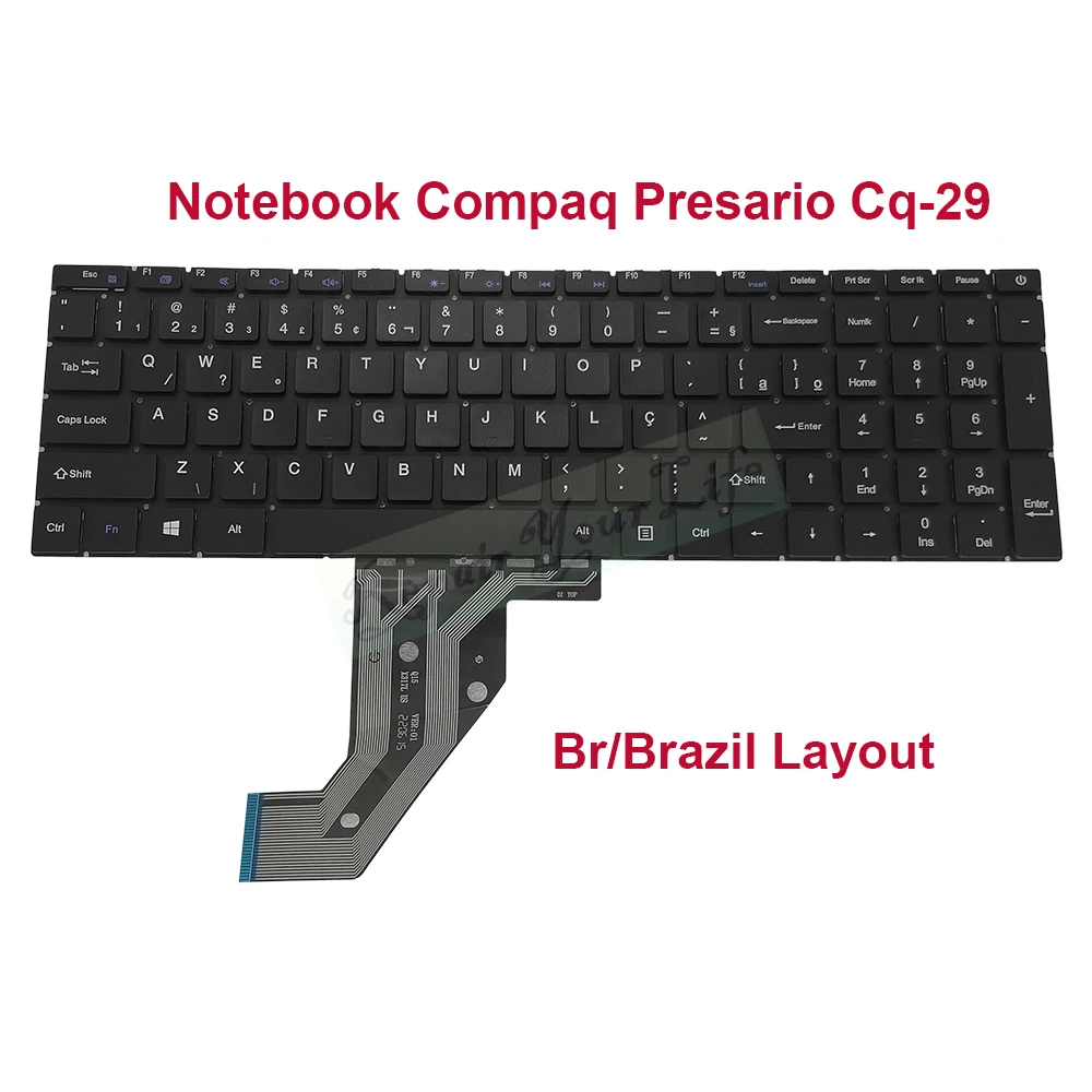 CQ29 US LA/Latin Brazil Keyboard for Notebook Compaq Presario Cq-29 PT-BR Replacement Keyboards PRIDE-K3946 MB3661022 MB3661027
CQ29 US LA/Latin Brazil Keyboard for Notebook Compaq Presario Cq-29 PT-BR Replacement Keyboards PRIDE-K3946 MB3661022 MB3661027
