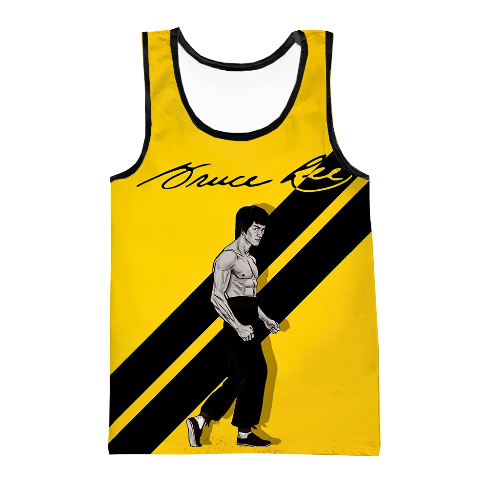 Chinese Kung Fu Star Bruce Lee 3D Printed Tank Tops Harajuku Cool Streetwear Summer Men Women Casual Oversized Sleeveless Vest
Chinese Kung Fu Star Bruce Lee 3D Printed Tank Tops Harajuku Cool Streetwear Summer Men Women Casual Oversized Sleeveless Vest
