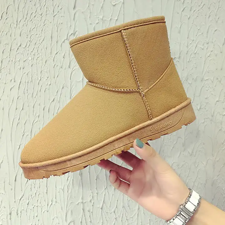 Shoes Snow Boots For Women Round Toe Boots-Women Winter Footwear Elegant Leather Low Rubber Padded 2022 Solid Hoof Heels Casual
Shoes Snow Boots For Women Round Toe Boots-Women Winter Footwear Elegant Leather Low Rubber Padded 2022 Solid Hoof Heels Casual