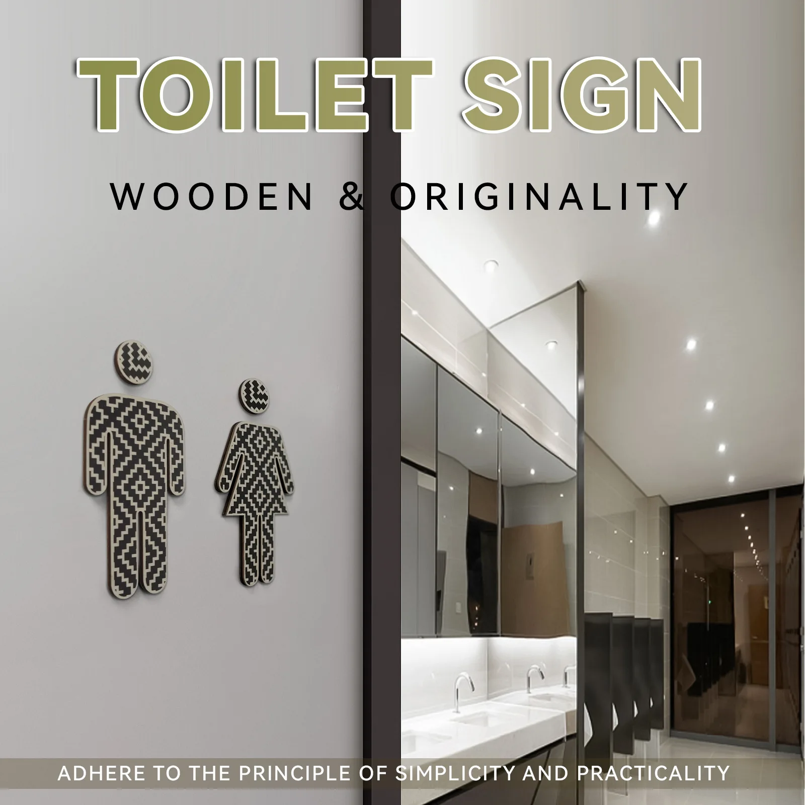 WC Toilet Unisex Entrance Sign For Public Place Home Decoration Creative Pattern Door Stickers Wall Decals Diy Vinyl Mural Art
WC Toilet Unisex Entrance Sign For Public Place Home Decoration Creative Pattern Door Stickers Wall Decals Diy Vinyl Mural Art