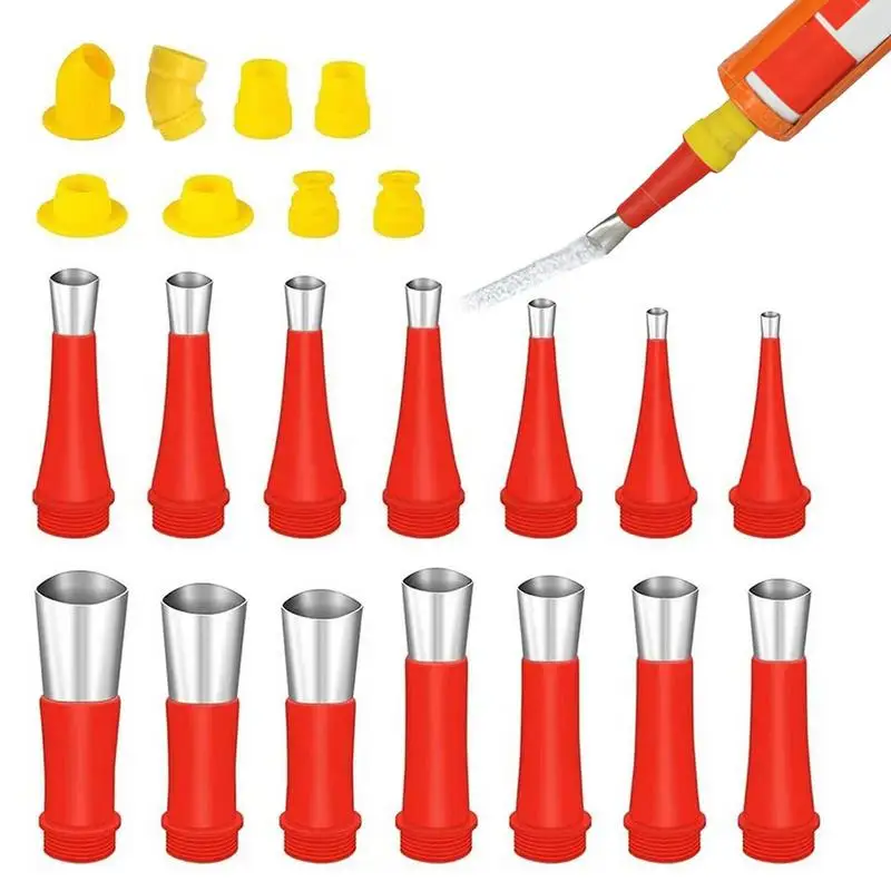 Caulking Tool Kit Caulk Nozzle Caulking Finisher Kit Reusable Stainless Steel Caulking Nozzle Applicators For Bathroom
Caulking Tool Kit Caulk Nozzle Caulking Finisher Kit Reusable Stainless Steel Caulking Nozzle Applicators For Bathroom