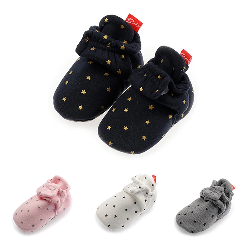 Newborn Baby Socks Shoes Boy Girl Star Toddler First Walkers Booties Cotton Comfort Soft Anti-slip Warm Infant Crib Shoes
Newborn Baby Socks Shoes Boy Girl Star Toddler First Walkers Booties Cotton Comfort Soft Anti-slip Warm Infant Crib Shoes