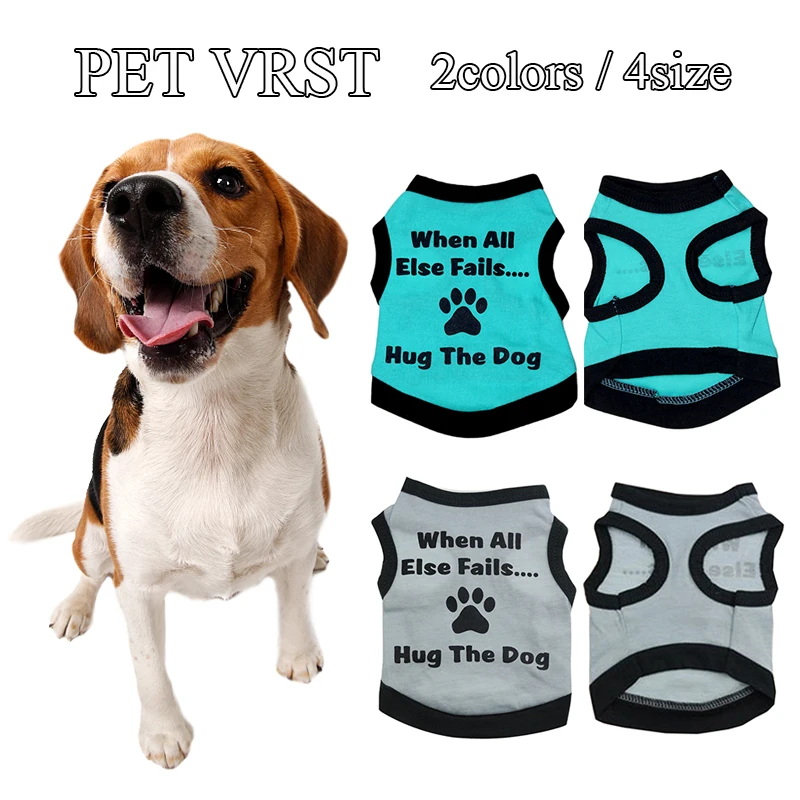 Spring Summer Thin Pet Dog Vest T-shirt Vest Pullover Clothes Cotton Small Large Dog Shirt Letter Printing Coat Pet Supplies
Spring Summer Thin Pet Dog Vest T-shirt Vest Pullover Clothes Cotton Small Large Dog Shirt Letter Printing Coat Pet Supplies