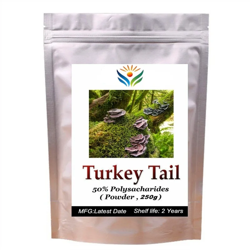 Turkey Tail Mushroom Extract Powder ( 60% Polysacharides )- Boosts Gut Health 
Turkey Tail Mushroom Extract Powder ( 60% Polysacharides )- Boosts Gut Health