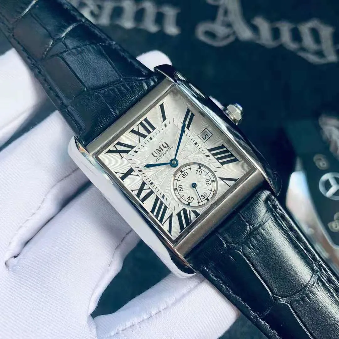 Men's Automatic Mechanical Watch Rectangular Dial. Calf Leather Strap 316 Stainless Steel Material, High Quality, High Quality
Men's Automatic Mechanical Watch Rectangular Dial. Calf Leather Strap 316 Stainless Steel Material, High Quality, High Quality