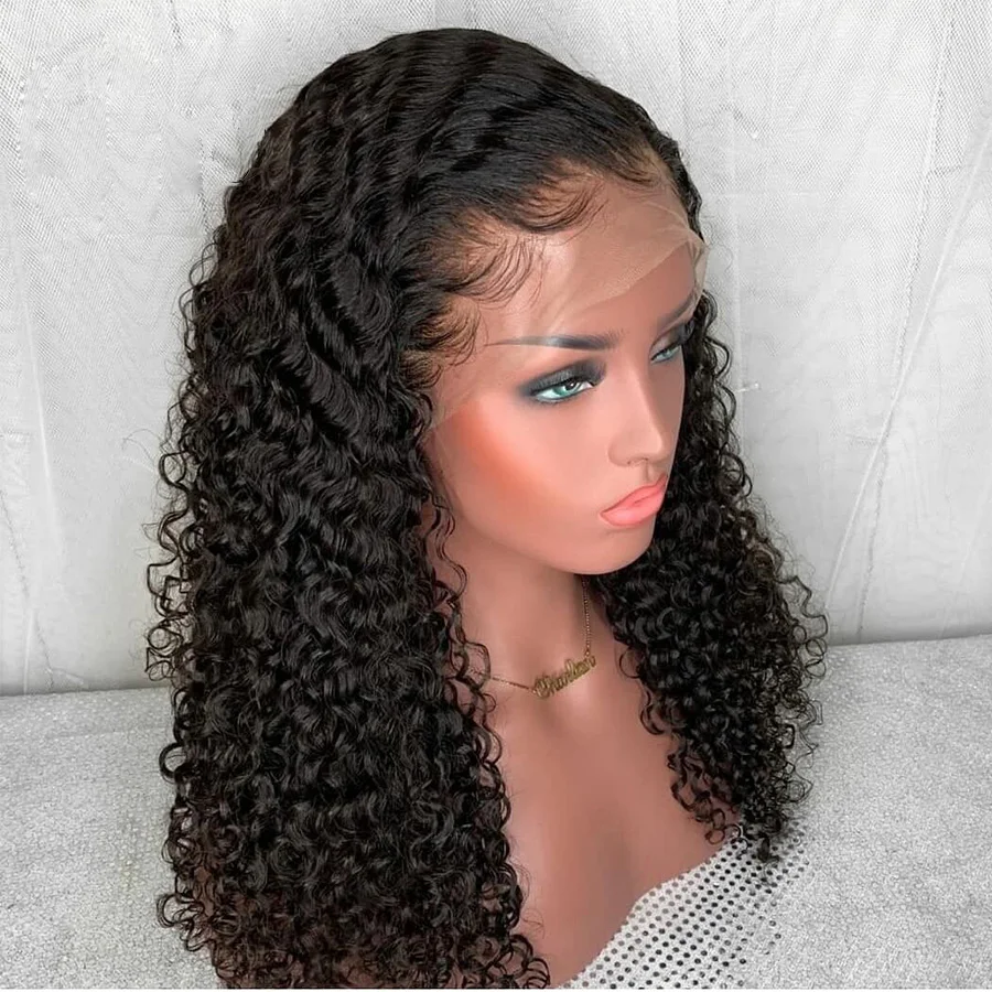 Glueless Soft 24 inch Kinky Curly Long Black Synthetic Lace Frontal Wig For Women Babyhair 26inch Pre Plucked
Glueless Soft 24 inch Kinky Curly Long Black Synthetic Lace Frontal Wig For Women Babyhair 26inch Pre Plucked