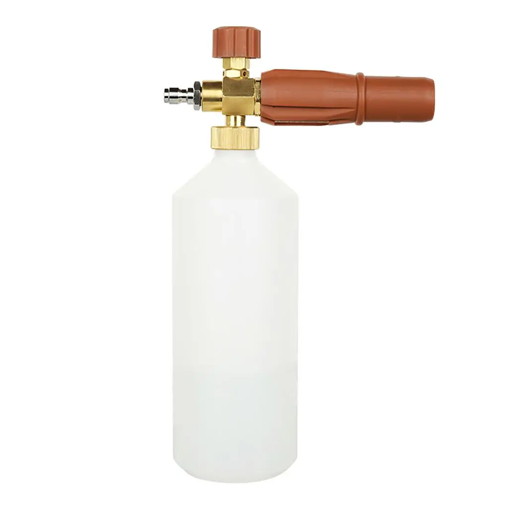 Electroplating Two-color Foam Pot 1/4 Quick Plug High Pressure Foam Pot with Adjustable Nozzle Big Mouth Car Wash Water Gun for
Electroplating Two-color Foam Pot 1/4 Quick Plug High Pressure Foam Pot with Adjustable Nozzle Big Mouth Car Wash Water Gun for