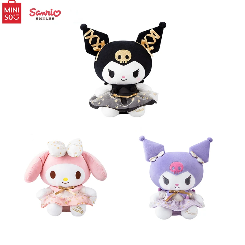 Miniso Sanrio подлинные плюшевые игрушки Kurmi Melody Черное золото кавайное аниме украшение кукла Рождественская вечеринка подарки
Miniso Sanrio подлинные плюшевые игрушки Kurmi Melody Черное золото кавайное аниме украшение кукла Рождественская вечеринка подарки