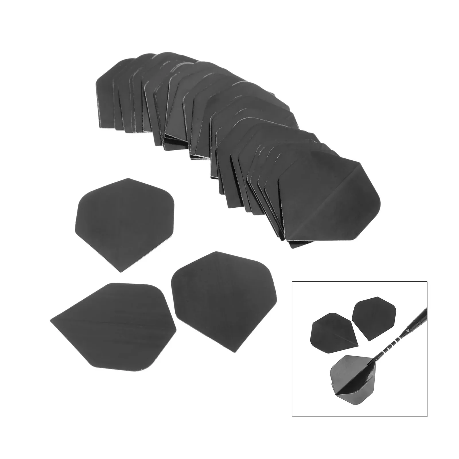 30 Pcs Simple Pure Black PVC Professional Dart Flights Fin Tail Nice Dart Flight Darts Accessories Dardos Replacement
30 Pcs Simple Pure Black PVC Professional Dart Flights Fin Tail Nice Dart Flight Darts Accessories Dardos Replacement