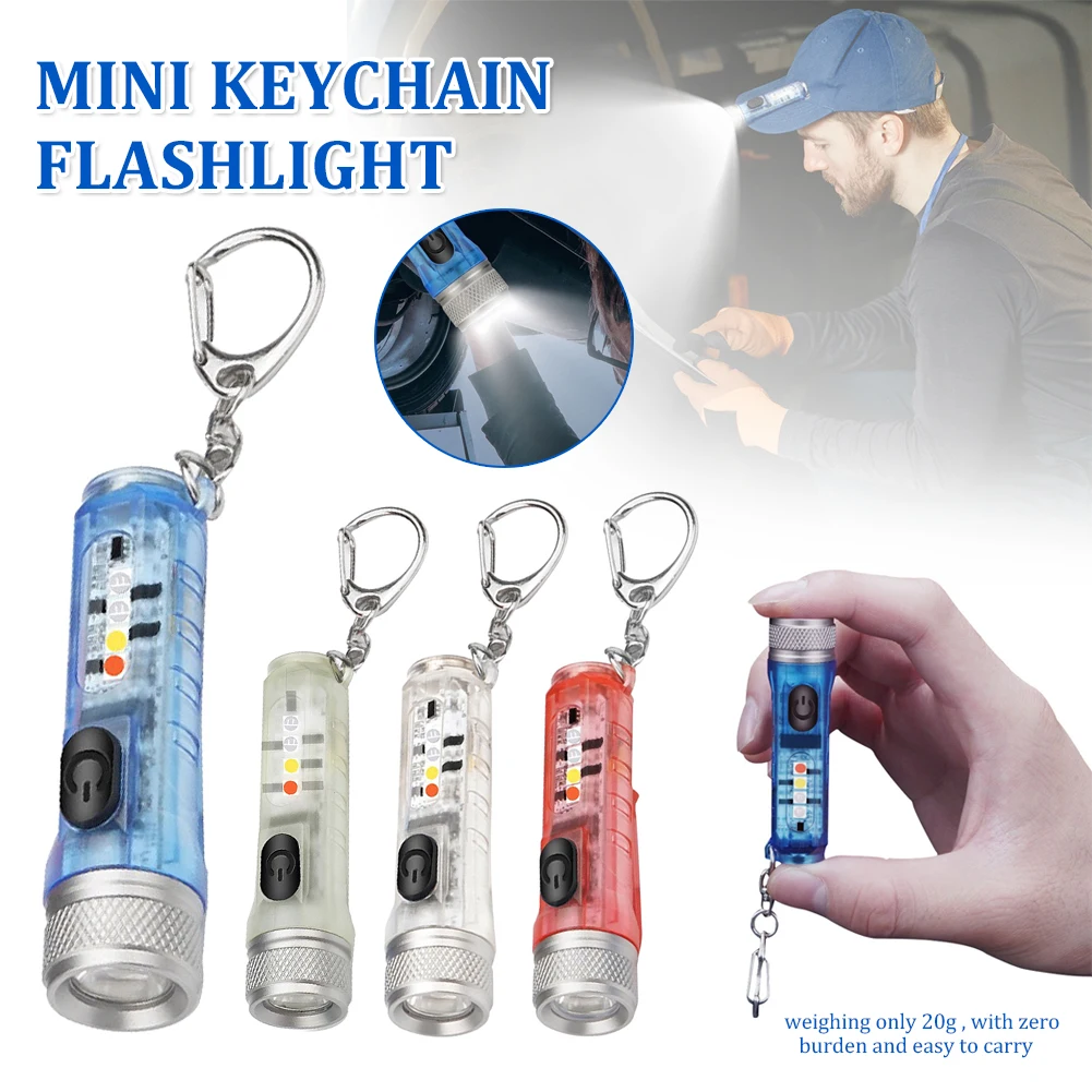 Mini LED Keychain Torch Flashlight USB Rechargeable Pocket Torch With Buckle Waterproof Flashlight For Emergency Outdoor Fishing
Mini LED Keychain Torch Flashlight USB Rechargeable Pocket Torch With Buckle Waterproof Flashlight For Emergency Outdoor Fishing