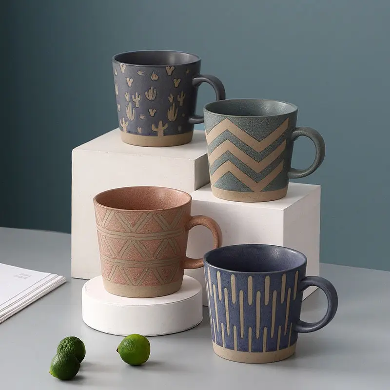Nordic Retro Ceramic Mug Milk Breakfast Coffee Cup with Handle Simple Office Home Irregular Personality Creative Birthday Gift
Nordic Retro Ceramic Mug Milk Breakfast Coffee Cup with Handle Simple Office Home Irregular Personality Creative Birthday Gift