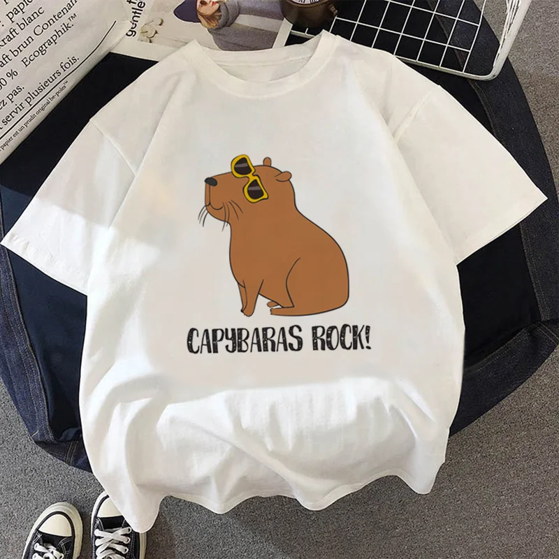 Capybaras top men designer t shirt male graphic anime Japanese clothes
Capybaras top men designer t shirt male graphic anime Japanese clothes