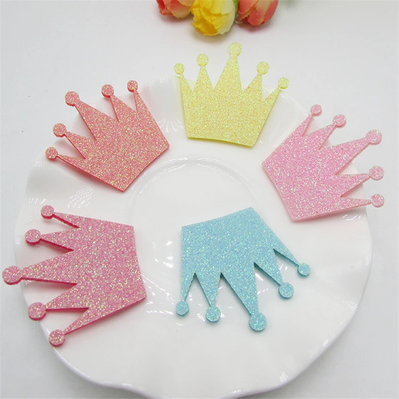 10Pcs/LOT 4.3*3.7CM Shiny Crown Padded Appliqued For DIY Handmade Kawaii Children Hair Clip Accessories Hat Shoes Patches
10Pcs/LOT 4.3*3.7CM Shiny Crown Padded Appliqued For DIY Handmade Kawaii Children Hair Clip Accessories Hat Shoes Patches