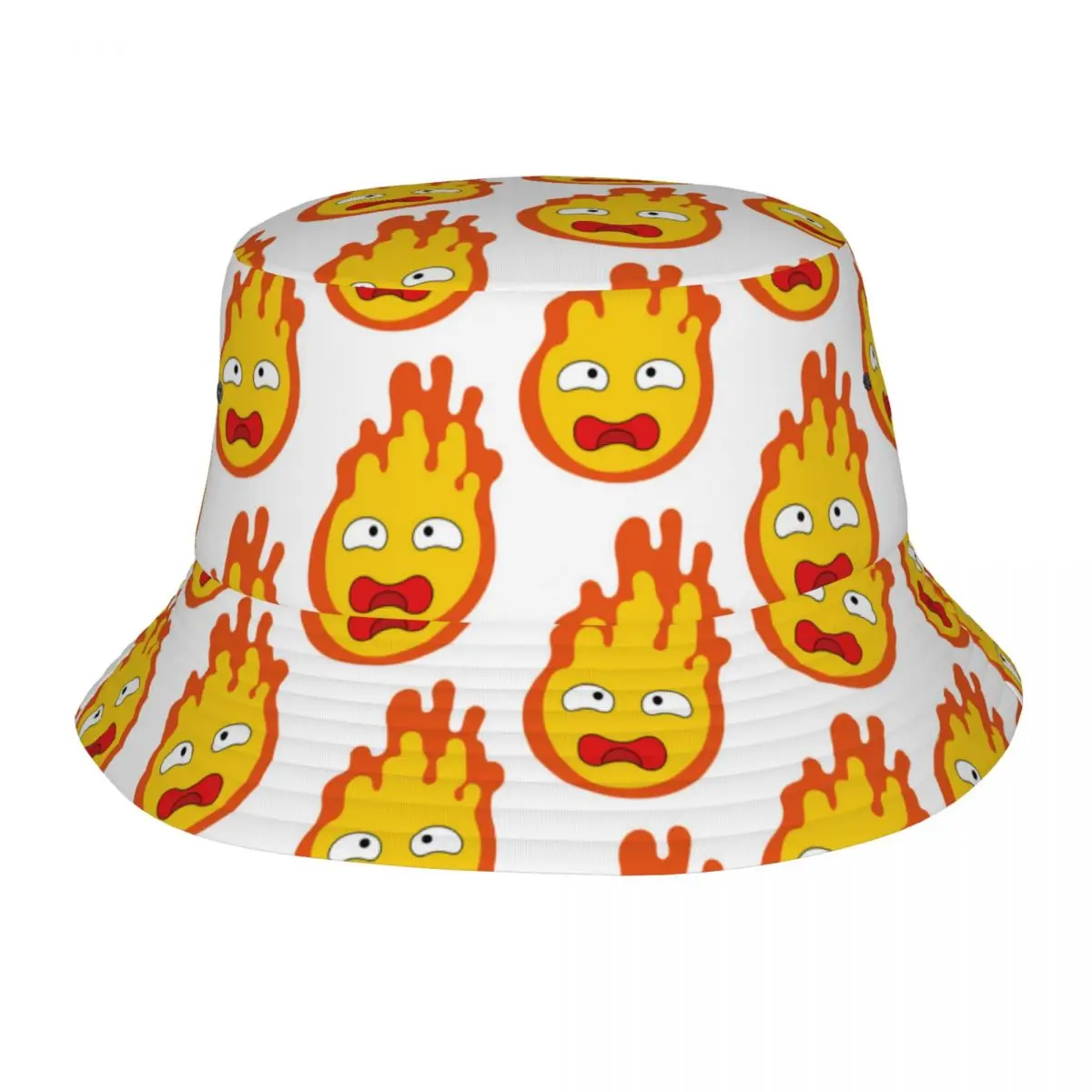 Summer Beach Vacation Getaway Headwear Howls Moving Castle Calcifer Bucket Hat Sun Hat Anime Ispoti Fishing Fisherman Caps
Summer Beach Vacation Getaway Headwear Howls Moving Castle Calcifer Bucket Hat Sun Hat Anime Ispoti Fishing Fisherman Caps