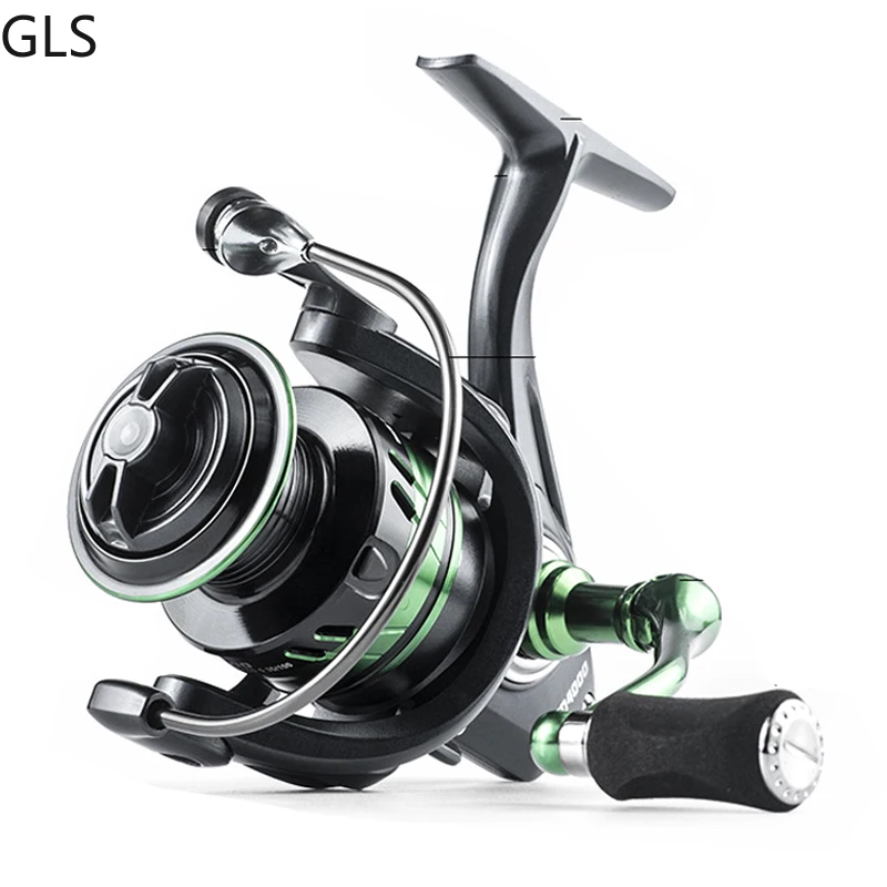 GLS High Quality 8kg Max Drag Aluminum Alloy Spool Fishing Reel 5.0:1/4.7:1 Gear Ratio Spinning Wheel Fishing Accessories
GLS High Quality 8kg Max Drag Aluminum Alloy Spool Fishing Reel 5.0:1/4.7:1 Gear Ratio Spinning Wheel Fishing Accessories