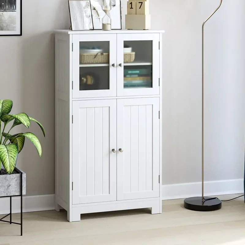 Beautiful White Wooden Floor Linen Cabinet with Shelves and Doors, Perfect for Kitchen and Storage Solutions, Easy Assemble Cupb
Beautiful White Wooden Floor Linen Cabinet with Shelves and Doors, Perfect for Kitchen and Storage Solutions, Easy Assemble Cupb
