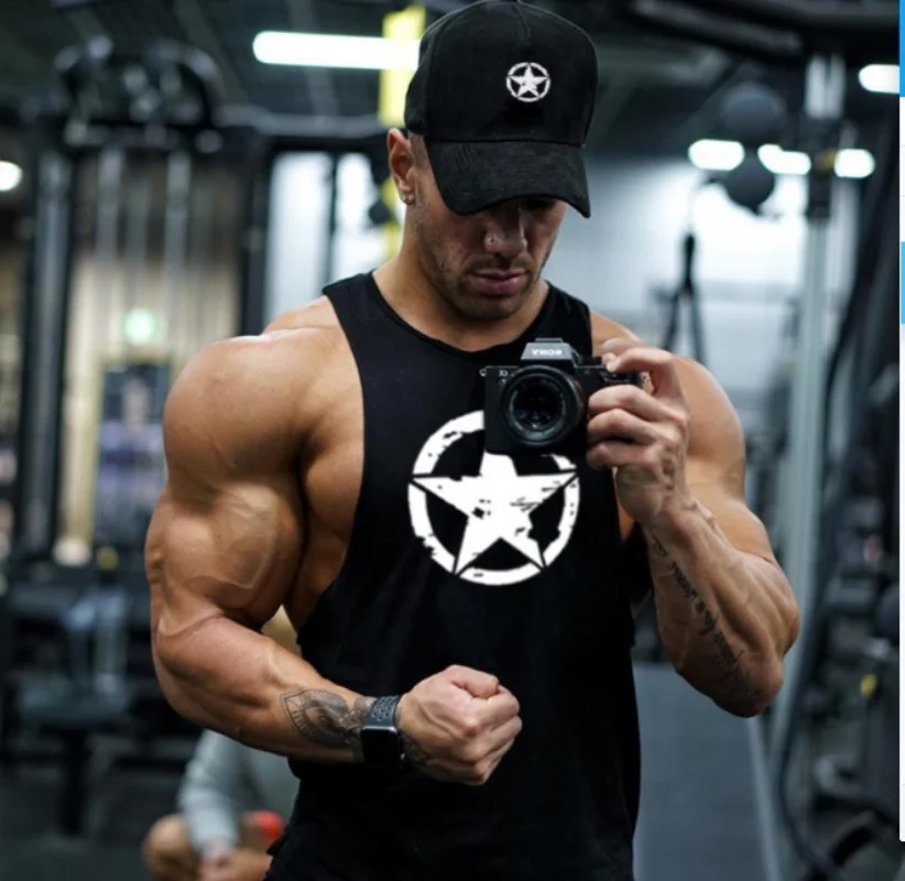 New Fashion Cotton Sleeveless Shirts Tank Top Men Fitness Shirt Mens Singlet Bodybuilding Workout Gym Vest Fitness Men
New Fashion Cotton Sleeveless Shirts Tank Top Men Fitness Shirt Mens Singlet Bodybuilding Workout Gym Vest Fitness Men