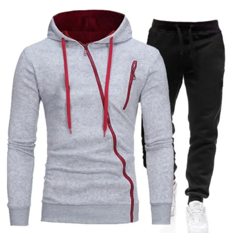2021 Men's Autumn Winter Tracksuit Zipper Hoodie and Pants 2 Piece Casual Sportswear Jogger Suit Fitness Sweatshirt Cardigia
2021 Men's Autumn Winter Tracksuit Zipper Hoodie and Pants 2 Piece Casual Sportswear Jogger Suit Fitness Sweatshirt Cardigia