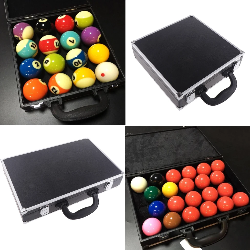 Billiard Carrying Premium PU Case with Carrying Handle Black 
Billiard Carrying Premium PU Case with Carrying Handle Black