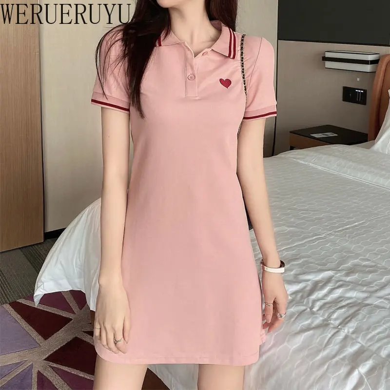 New Short Sleeve Harajuku Cotton Women Dress Casual Aesthetic Clothes Mini Black Pink Korean Knitted Summer Dresses Woman 2022
New Short Sleeve Harajuku Cotton Women Dress Casual Aesthetic Clothes Mini Black Pink Korean Knitted Summer Dresses Woman 2022