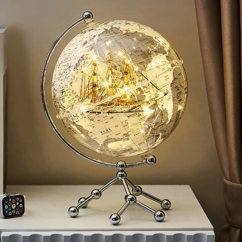 Creative Living Room TV Cabinet Accessories Modern Home Decoration Transparent Globe Room Desktop Luminous Globe Children's
Creative Living Room TV Cabinet Accessories Modern Home Decoration Transparent Globe Room Desktop Luminous Globe Children's